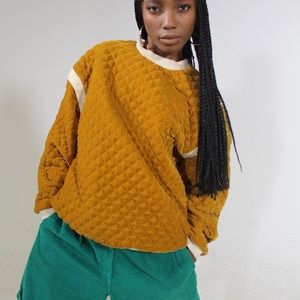 Reynes Quilted Sweater